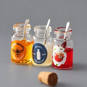Honey & Jam With Spoon