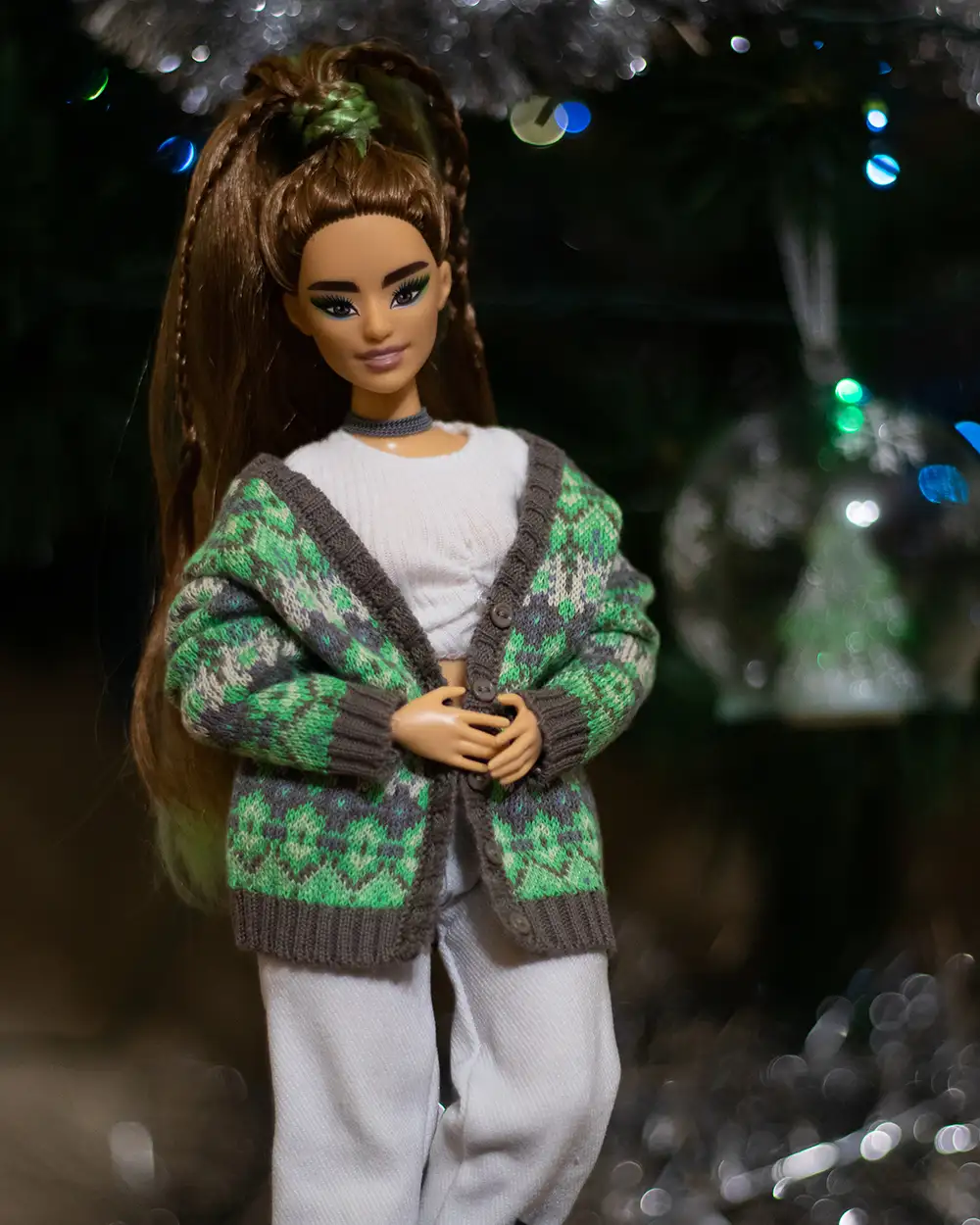 Full-length view of One of Barbie Extra 5-Doll Set