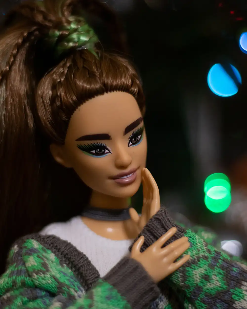 Portrait of One of Barbie Extra 5-Doll Set